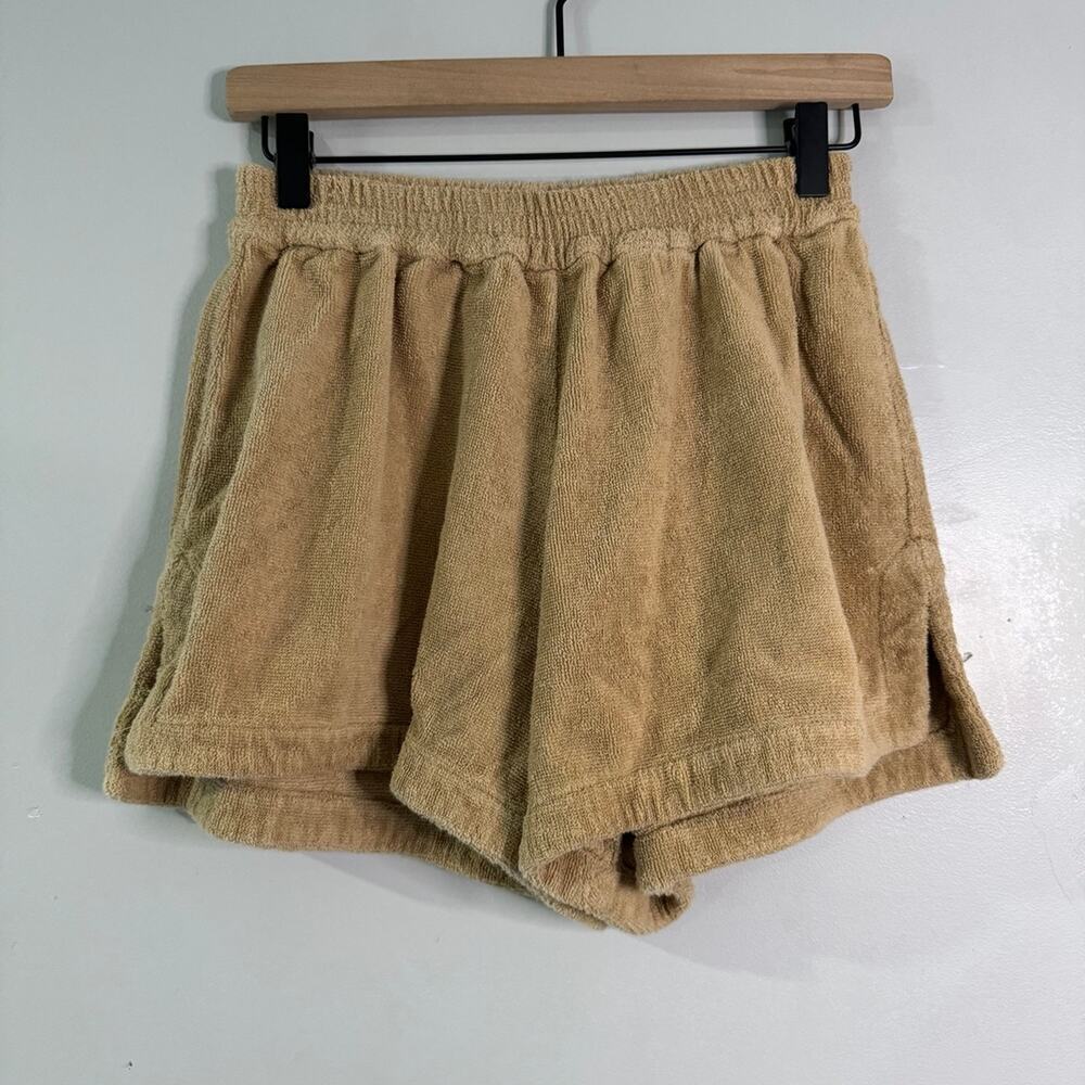 Terry. Toweling estate short in tan size small revolve